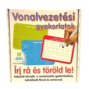 Vonalvezetési gyakorlatok -írj rá és töröld le-fejlesztő kártyák (BBJ)