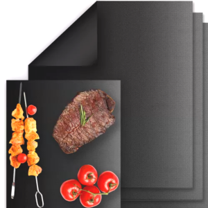 Tűzálló tapadásmentes többször használható 3 darabos sütő és grillszőnyeg készlet (BB-23470)