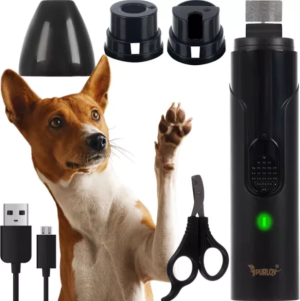 Körömcsiszoló háziállatoknak ergonomikus fogantyúval - két köszörülési sebesség, USB (BB-23658)