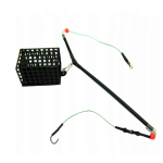Folyóvízi feeder kosár előkötött előkével 5x13,5x3,5 cm (BBHR)(BBJH)