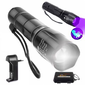XPE UV pénzvizsgáló zseblámpa led fénnyel (BB-21634)