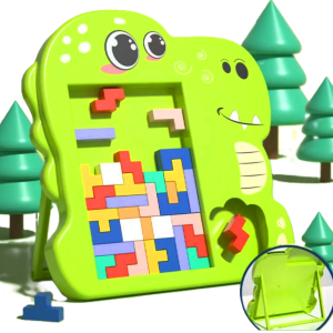 3D krokodilos puzzle gyerekeknek - figyelem és koncentráció fejlesztő oktató játék (BBLPJ) (FX)