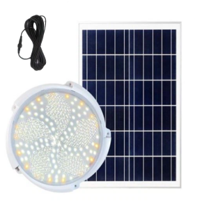 THO napelemes kör alakú vízálló kültéri veranda mennyezeti lámpa SCL-100W