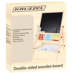 6in1 forgatható, multifunkciós oktató rajztábla abakusszal, kiegészítőkkel (BB-22472) - Image 20