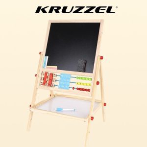 6in1 forgatható, multifunkciós oktató rajztábla abakusszal, kiegészítőkkel (BB-22472) - Image 21