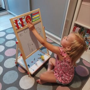 6in1 forgatható, multifunkciós oktató rajztábla abakusszal, kiegészítőkkel (BB-22472) - Image 18