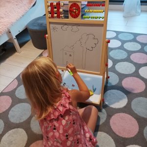 6in1 forgatható, multifunkciós oktató rajztábla abakusszal, kiegészítőkkel (BB-22472) - Image 19