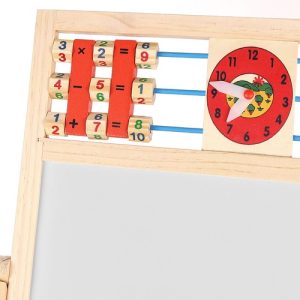 6in1 forgatható, multifunkciós oktató rajztábla abakusszal, kiegészítőkkel (BB-22472) - Image 7