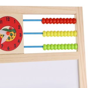 6in1 forgatható, multifunkciós oktató rajztábla abakusszal, kiegészítőkkel (BB-22472) - Image 8