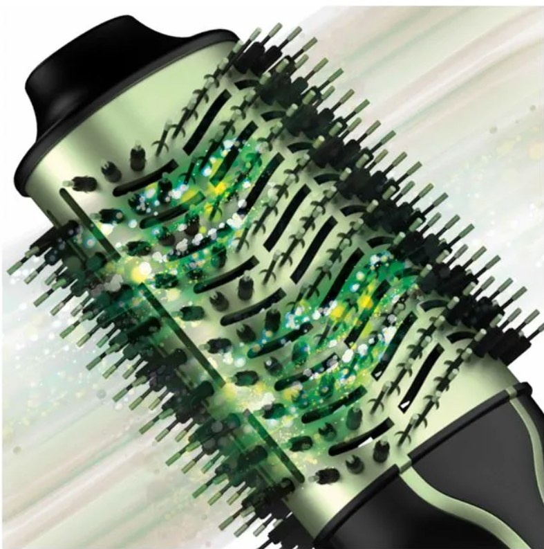 9Forró levegős dúsító hajszárító és hajformázó kefe – elektromos fésű 3az1-ben, 2000W fúvással (BBM) 4