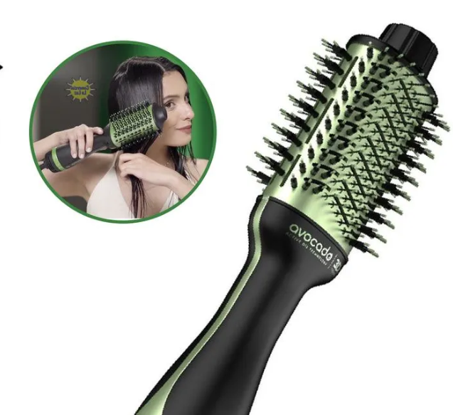 Forró levegős dúsító hajszárító és hajformázó kefe – elektromos fésű 3az1-ben, 2000W fúvással (BBM) 6