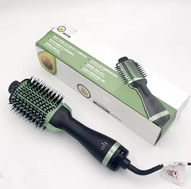 Forró levegős dúsító hajszárító és hajformázó kefe – elektromos fésű 3az1-ben, 2000W fúvással (BBM)