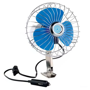 Nagy teljesítményű forgó autós / kamionos ventilátor szivargyújtó csatlakozóval – frissítő kényelem minden utazás során (BBD)