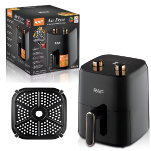 RAF olajmentes 3-literes elektromos légkeveréses sütő 12 - féle automata programmal 1300W R5237B (BBD)