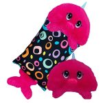 Fluffaluff halacska pets ultra puha szunyókáló plüss párna – tökéletes ölelhető alvópárna gyermekeknek (FX) (BBM)