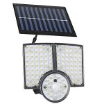 Állítható fejes kültéri napelemes mozgásérzékelős lámpa – energiahatékony és időjárásálló világítás (BBL) (BBJH)