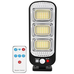 Napelemes utcai LED lámpa – 72 LED-es, energiatakarékos és időjárásálló világítás GL-84069 (FX) (BBJH) (G)