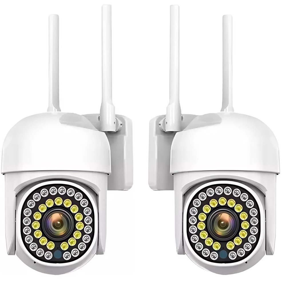 1+1 WiFi IP kamera – 360°-ban forgatható, FULL HD éjjellátó, mozgásérzékelővel, kétirányú hanggal, beltéri és kültéri biztonsághoz (BBV) - Image 5