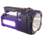 W5168-2 napelemes tölthető keresőlámpa – színszűrős, kemping- és vészvilágítással - 1000000 lumen (BBV)