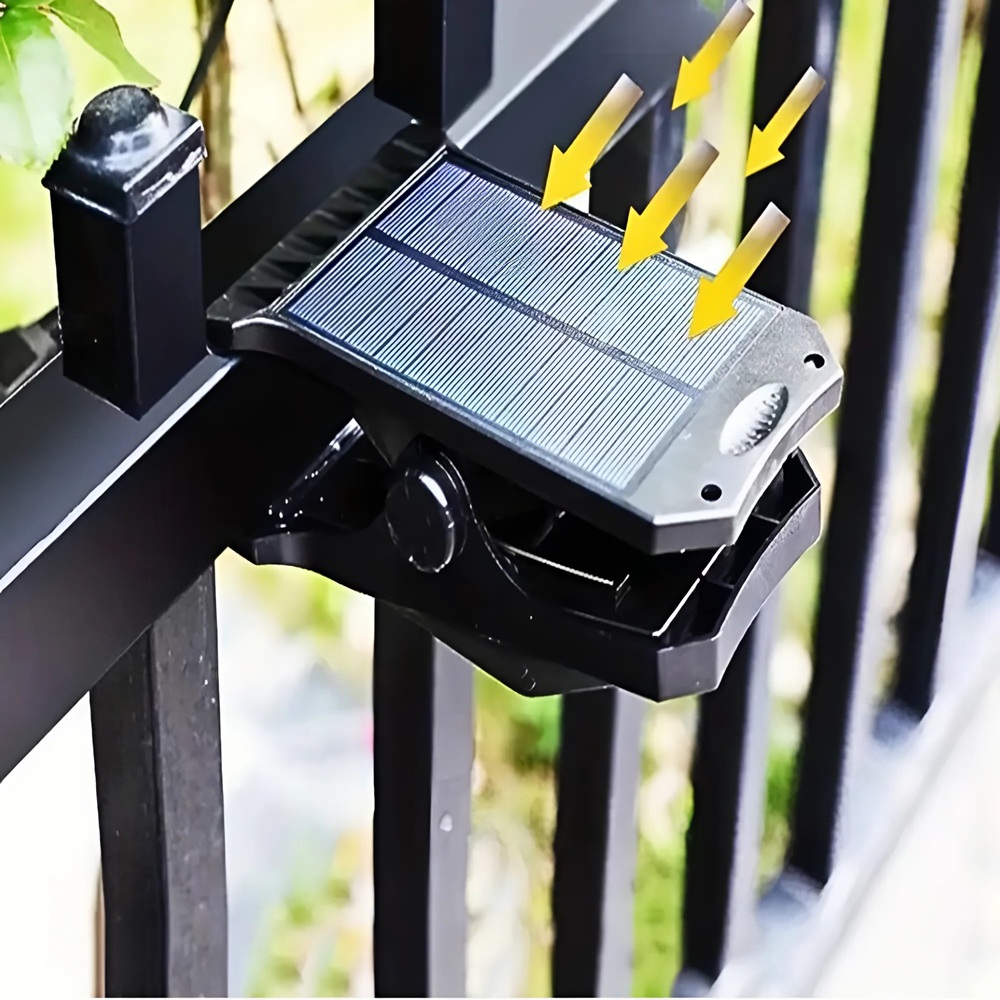 Solar LED mozgásérzékelős lámpa – YX-667C, napelemes és USB Type-C töltéssel, IP65 (BBD) - Image 2
