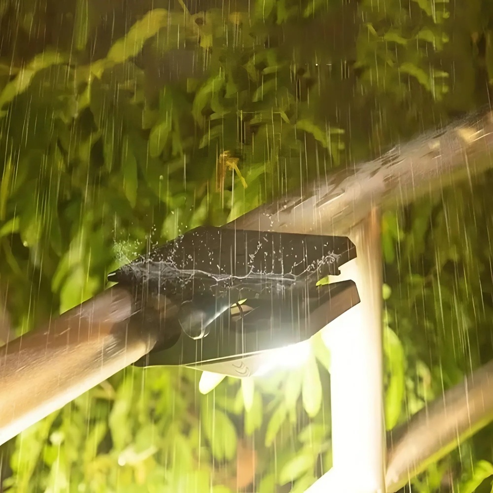 Solar LED mozgásérzékelős lámpa – YX-667C, napelemes és USB Type-C töltéssel, IP65 (BBD) - Image 4