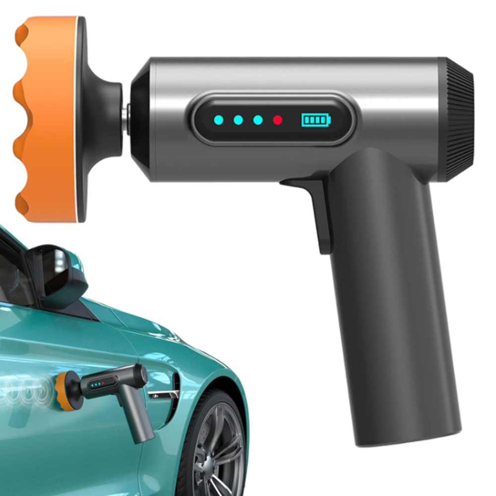 Mini vezeték nélküli autópolírozó – 4000mAh akkumulátorral, 2000 RPM gyors fényesítéshez (BBM) - Image 2