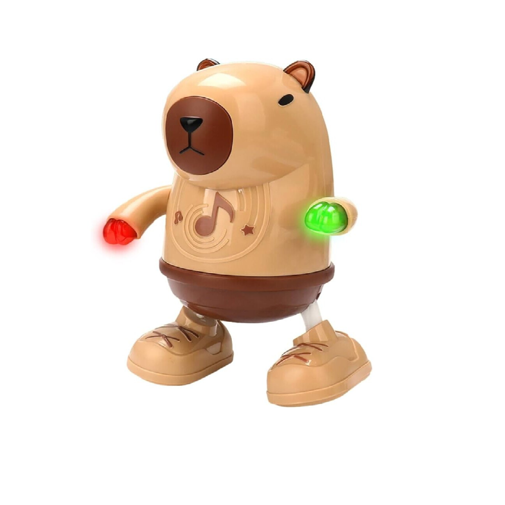 Capybara interaktív vízidisznó játék – táncol, zenél és világít, szórakoztató gyerekjáték (BBJ) - Image 2