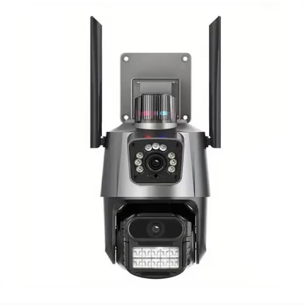 Kültéri Wi-Fi IP Kamera 6MP – dupla lencse, beépített sziréna, éjjellátó,IP67, automatikus követés biztonsági kamera 7100E (BBD) - Image 5