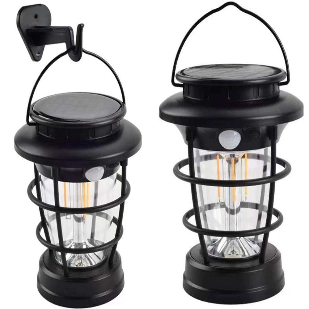 Kültéri LED kempinglámpa napelemes töltéssel – mozgásérzékelő, alkonyati automatikával és Type-c töltéssel KOS-31041 (THM) - Image 5