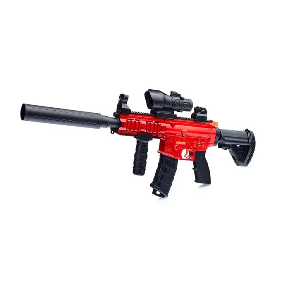 M416 játék gépkarabély puha lövedékekkel – biztonságos játékfegyver 10 szivacslövedékkel gyerekeknek (BBJ) - Image 3