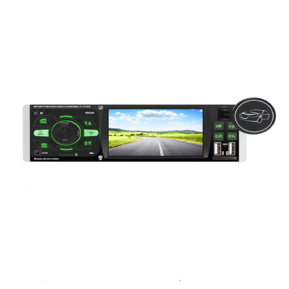 MP5 Multimédiás autórádió 4.1” kijelzővel – bluetooth, video és zenelejátszó, mirrorLink támogatással (BBD) - Image 2