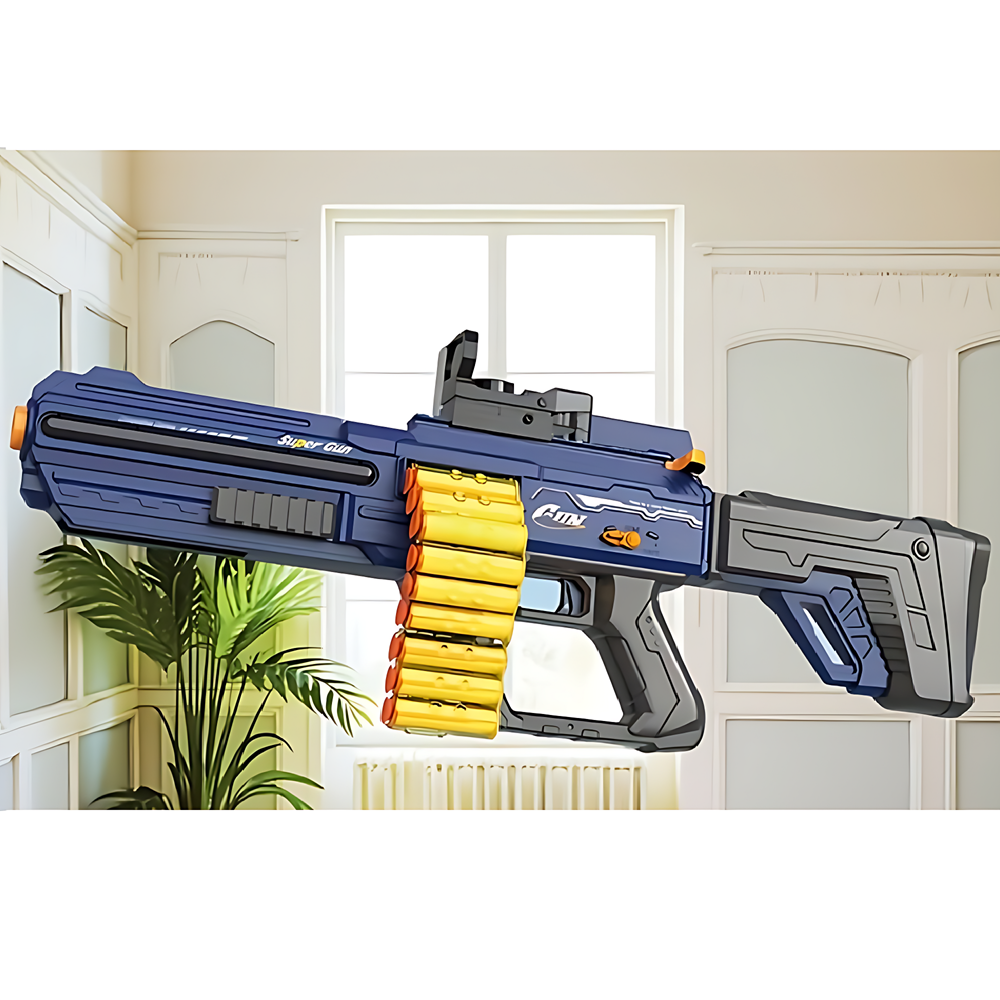 Super Gun szivacslövő játékfegyver – többfunkciós soft bullet pisztoly gyerekeknek 102-1 (BBJ) - Image 2