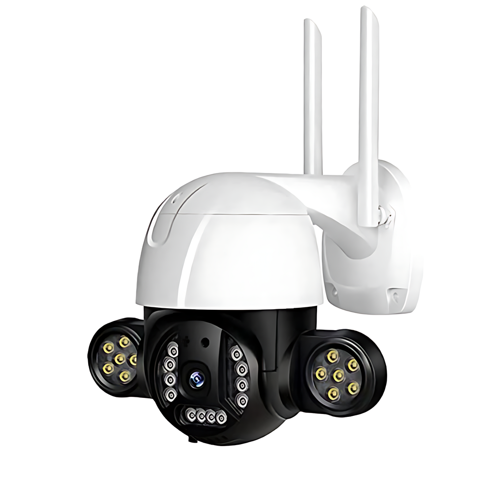 THO CAM-309 vízálló kültéri WiFi biztonsági kamera – távolról vezérelhető, éjjellátó IP kamera megfigyeléshez V380 (BBD)