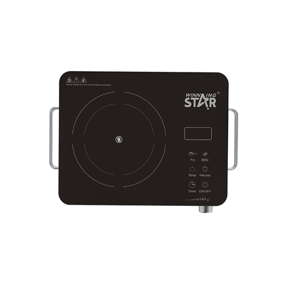 Winning Star ST-9671 hordozható indukciós főzőlap – 2000W kerámia felületű, érintőpaneles elektromos főzőeszköz gyors és energiatakarékos főzéshez ST9671 (BBKM) (FX) - Image 4