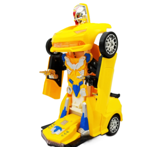Átalakítható sárga robot autó játék gyerekeknek (BBJ)