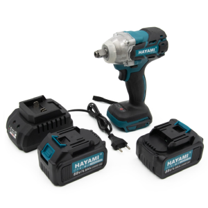 Hayami HA-1006 ütvecsavarozó szett – 580 Nm nyomaték, 2× Li-Ion akkumulátorral (FXI)