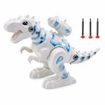 NeoRex Battle interaktív robot dínó – harcoló, darts kilövő, fény- és hanghatásos - fehér, 22,5×15,5×9cm (BBJ)