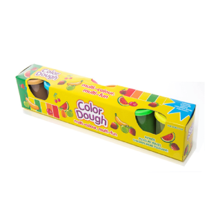 Színes gyurma szett 6 darabos color dough készlet dobozban gyerekeknek (BBMJ) (FX)