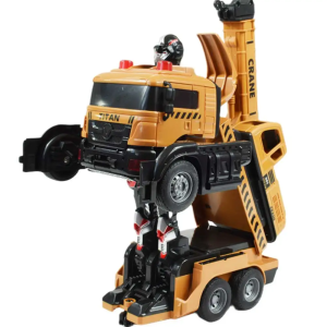 Távirányítós Transformers darus robot autó – átalakuló jármű fény- és hangeffektekkel (BBJ) (FX)
