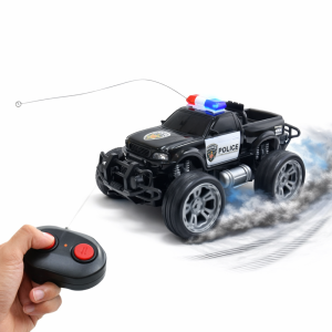 PoliceRover távirányítós rendőr terepjáró – LED világító RC autó gyerekeknek, off-road játék (BBJ)
