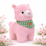Alpacasso rózsaszín plüss alpaka – puha, ölelhető alpaka játék gyerekeknek és ajándéknak (BBJ)