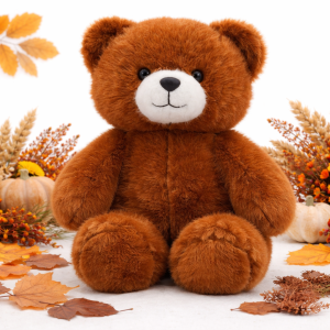 PiheMackó barna plüss maci – puha, ölelhető teddy mackó gyerekeknek és ajándéknak (BBJ)