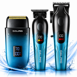 Daling DL-9306 professzionális hajvágó és szakállvágó szett – vezeték nélküli grooming kit borotvával (BBD)