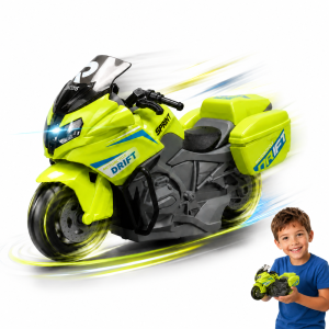 1:14 játék sportmotor fény- és hanghatásokkal – multifunkciós versenymotor gyerekeknek (BBMJ)
