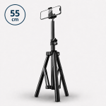 EZRA HL97-1 55 cm-es telefon tripod állvány – állítható mobiltelefon tartó fotózáshoz és videózáshoz (THM)