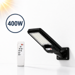 Hayami KL25-282A 400W napelemes utcai LED lámpa – távirányítós kültéri solar világítás IP65 védelemmel (BBD)